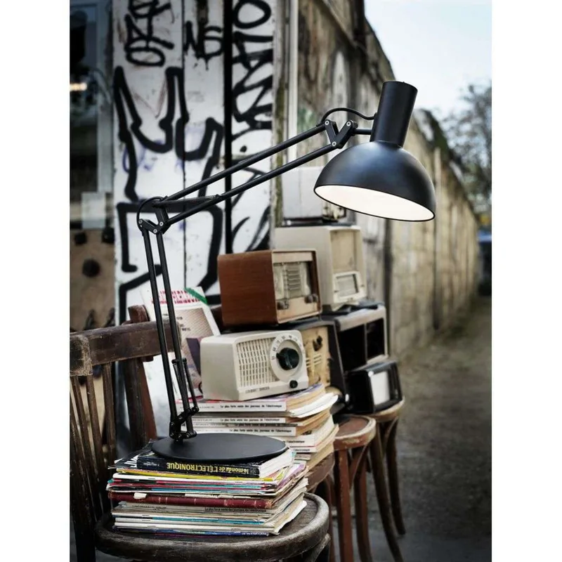Arki Taffellamp Black - DFTP DFTP by Nordlux - Werkkamer / Kantoor - Metaal de Nordlux – photo produit