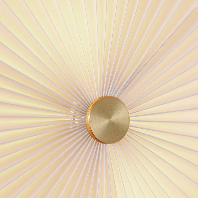 Belloy 40 plafondlamp, papieren plissékap fra Nordlux i Hvid – produktbillede 3 af 5