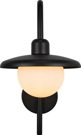 Applique d'extérieur Berlo, noir de Nordlux en Noir – photo produit 1 sur 4