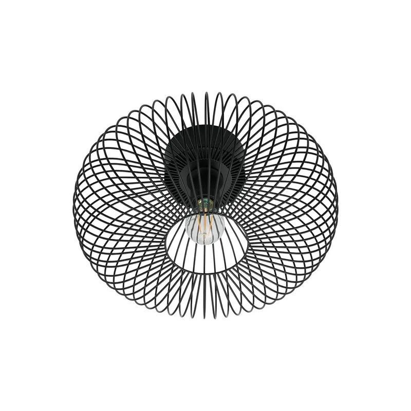 Beroni plafonnier, E27, métal, noir de Nordlux en Noir – photo produit 4 sur 4