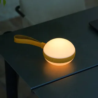 Lampe à poser portable LED Bring, à intensité variable de Nordlux en Wit Geel – photo produit 2 sur 2