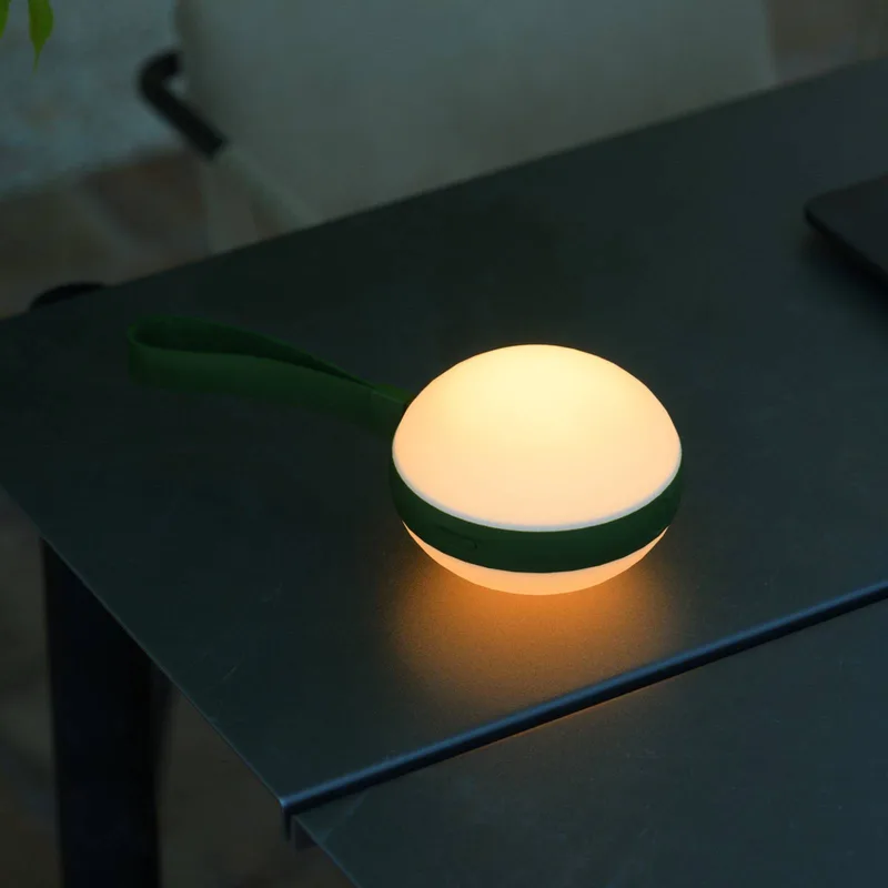 Lampe à poser portable LED Bring, à intensité variable de Nordlux en Wit Groen – photo produit 2 sur 2