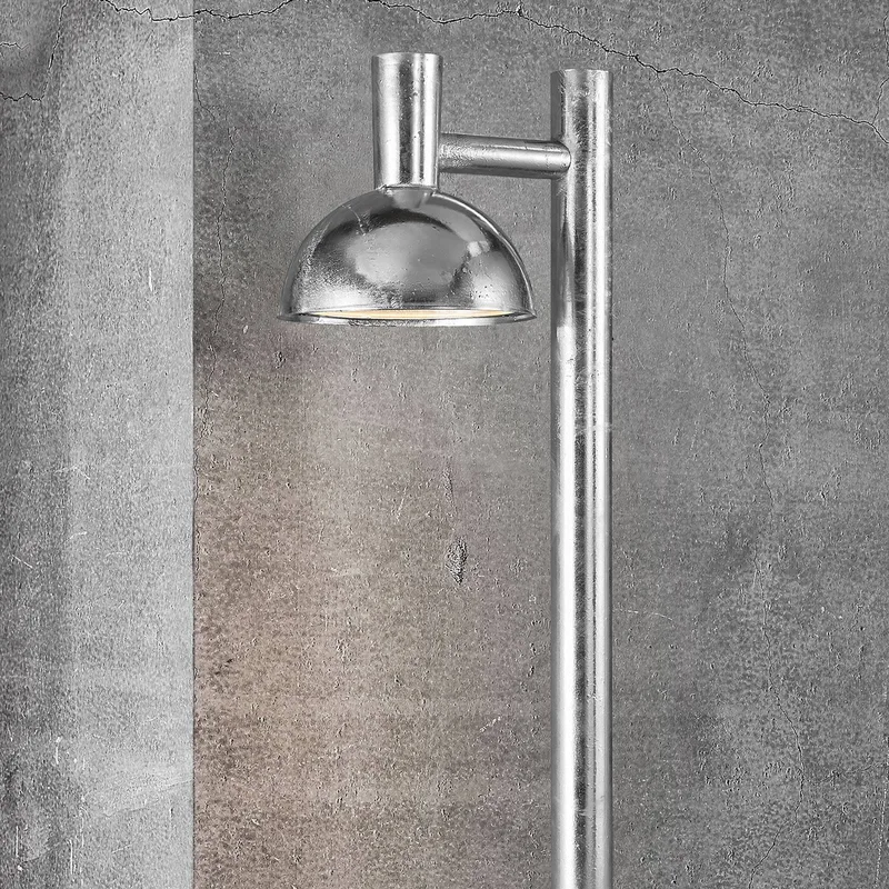 Arki 100 Gartenleuchte Galvanised von Nordlux in Chrom – Produktfoto 3 von 4