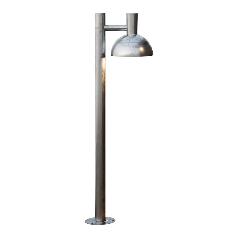 Arki 100 Gartenleuchte Galvanised von Nordlux in Chrom – Produktfoto 4 von 4