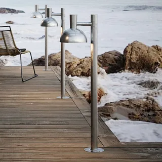 Arki 100 Gartenleuchte Galvanised von Nordlux in Chrom – Produktfoto 1 von 4