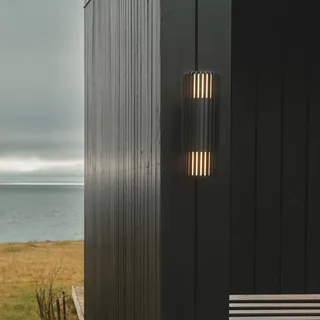 Dimbar Vägglampa för Utomhusbruk Aludra från Nordlux i Svart – produktbild 1 av 3