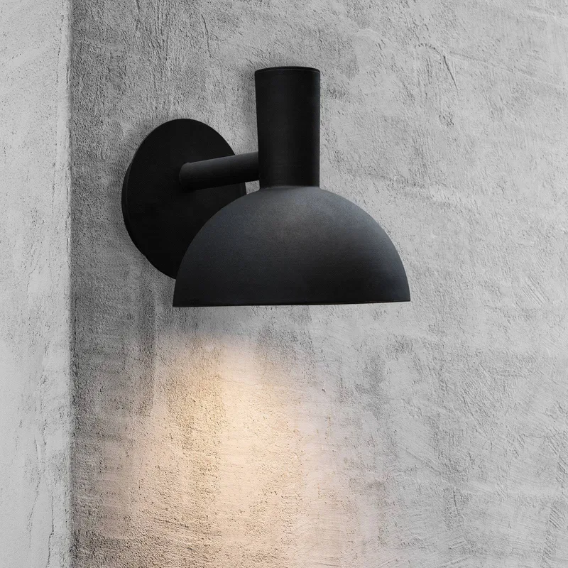 Buitenwandlamp ARKI Ø 20 cm van Nordlux in Zwart – productfoto 3 van 5