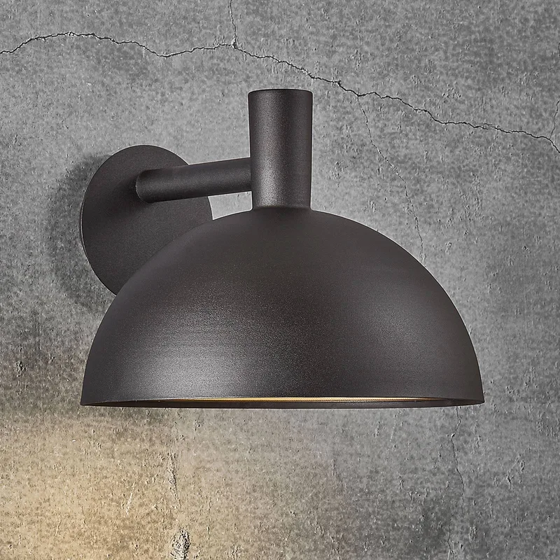 Udendørs væglampe Arki sort Ø 35 cm fra Nordlux i Sort – produktbillede 1 af 3