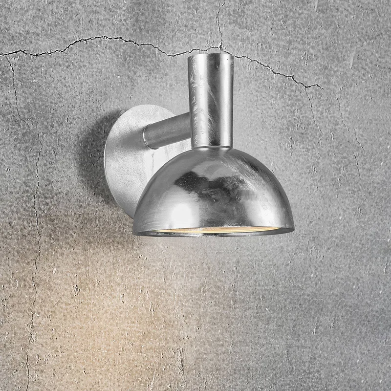 Buitenwandlamp ARKI zeewaterbestendig Ø 20 cm van Nordlux in Chroom – productfoto 2 van 5