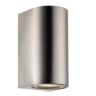 Udendørs væglampe Canto Maxi 2, GU10, 17 cm, IP44 fra Nordlux i Roestvrij staal – produktbillede 3 af 5