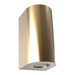 Utomhus vägglampa Canto Maxi 2, mässingsfärgad, GU10, 17 cm, IP44 från Nordlux i Mässing – produktbild 4 av 4
