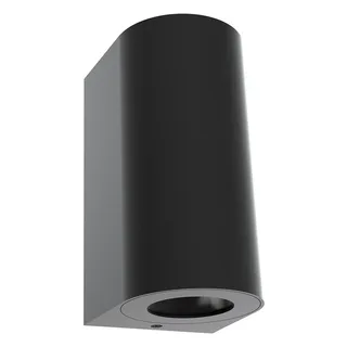 Dimbar LED-Vägglampa för Utomhusbruk Canto från Nordlux i Svart, Gestructureerd – produktbild 4 av 4