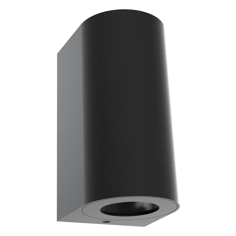 Dimbar LED-Vägglampa för Utomhusbruk Canto från Nordlux i Svart, Gestructureerd – produktbild 4 av 4