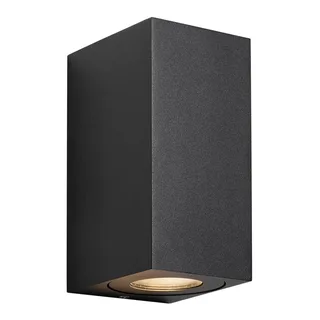 Außenwandlampe Canto Maxi Kubi 2 Seaside, schwarz GU10 17 cm von Nordlux in Zwart gestructureerd – Produktfoto 2 von 4