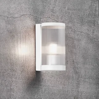 Applique murale COUPAR - E27 - plastique blanc IP54 de Nordlux en Blanc, Transparent – photo produit 1 sur 3