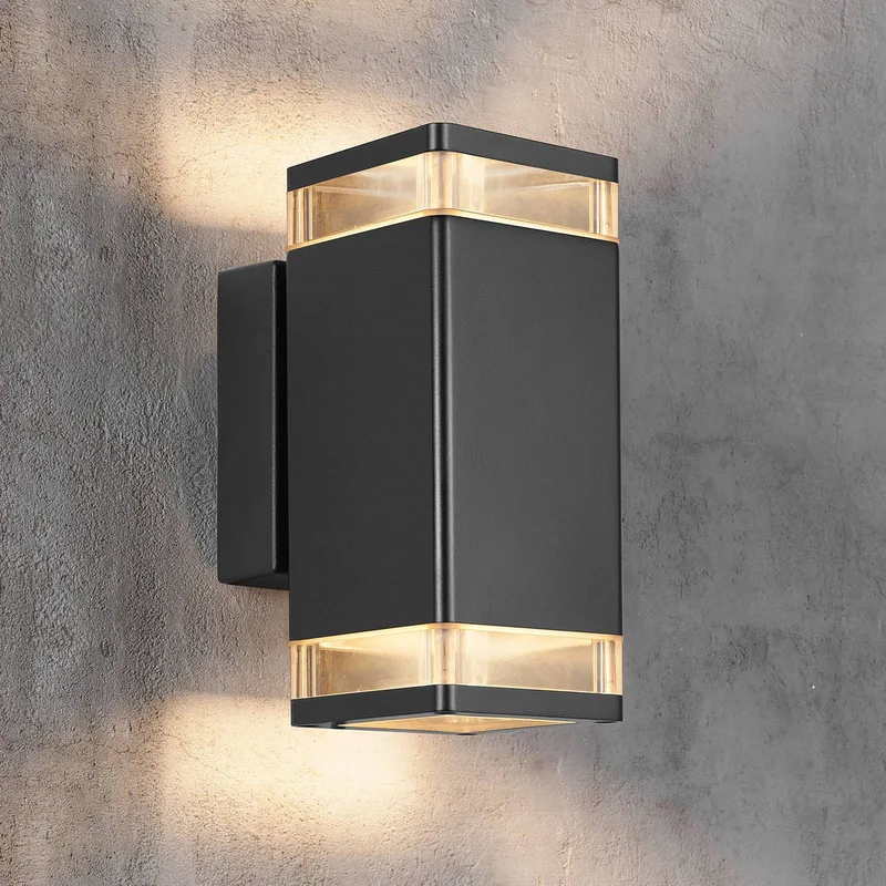Elm Double 45331003 Applique GU10 noir de Nordlux en Noir – photo produit 1 sur 2