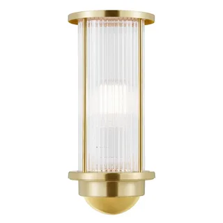 Utomhusvägglampa Linton från Nordlux i Mässing, Transparent – produktbild 3 av 4