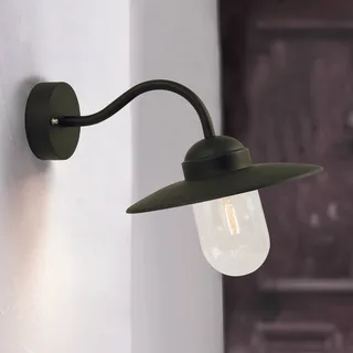 Luxembourg 22671003 Applique extérieure E27 noir de Nordlux en Noir, Transparent – photo produit 1 sur 5