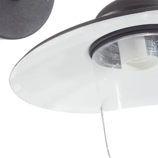 Luxembourg 22671003 Applique extérieure E27 noir de Nordlux en Noir, Transparent – photo produit 4 sur 5