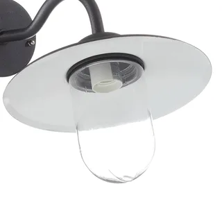 Luxembourg 22671003 Applique extérieure E27 noir de Nordlux en Noir, Transparent – photo produit 2 sur 5