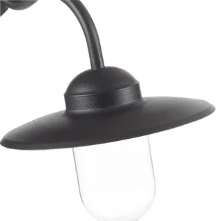 Luxembourg 22671003 Applique extérieure E27 noir de Nordlux en Noir, Transparent – photo produit 3 sur 5