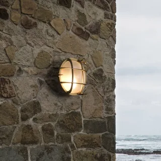 Polperro Wandleuchte Brass von Nordlux in Messing, Helder – Produktfoto 4 von 5