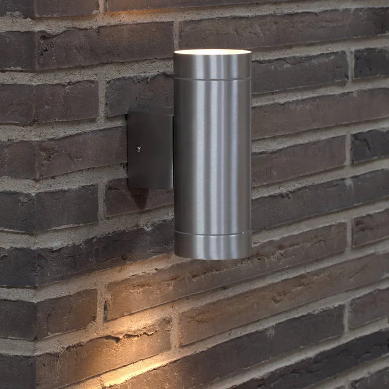 Tin Maxi Double Applique Murale Alu de Nordlux en Aluminiumgrijs – photo produit