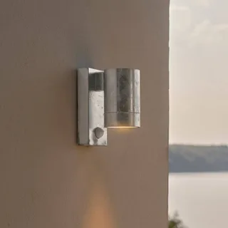 Tin Maxi Extérieur Applique Murale w/Capteur Galvanise Acier de Nordlux en Zink – photo produit 1 sur 5