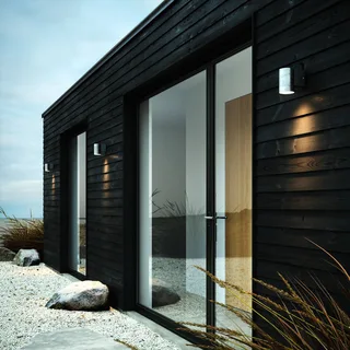 Buitenwandlamp Tin Maxi, staal verzinkt de Nordlux en Zinkgrijs – photo produit 1 sur 2