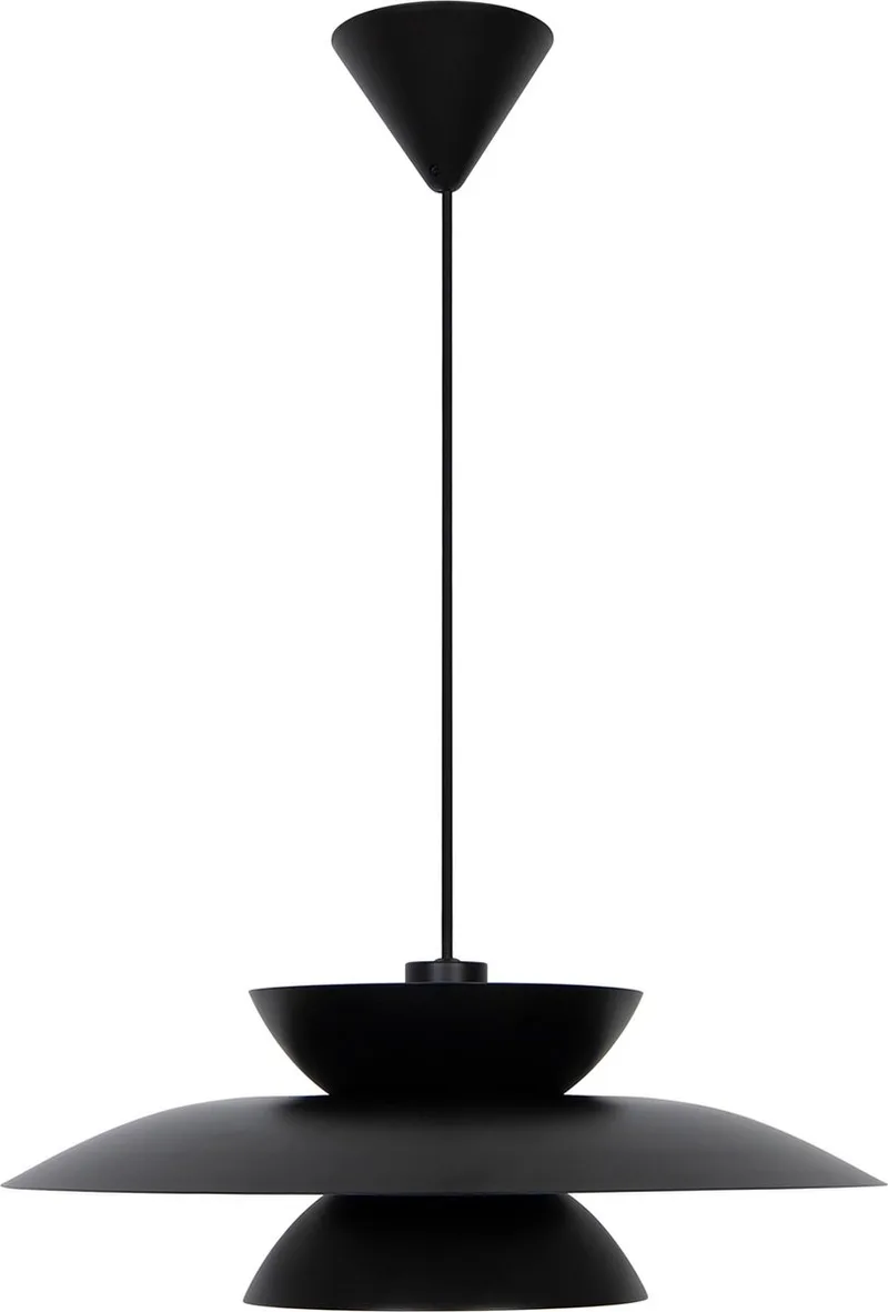 Suspension CARMEN 45 métal noir IP20 E27 de Nordlux en Noir – photo produit