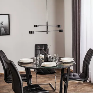 Stor dimbar LED-pendellampa Clyde från Nordlux i Svart – produktbild 3 av 5
