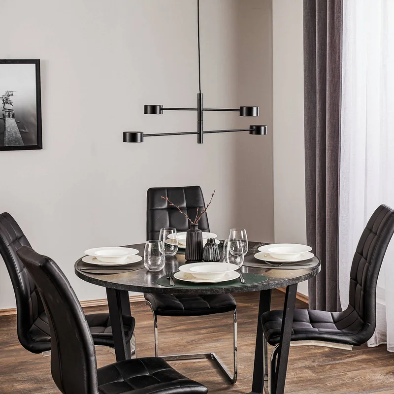 Stor dimbar LED-pendellampa Clyde från Nordlux i Svart – produktbild 3 av 5