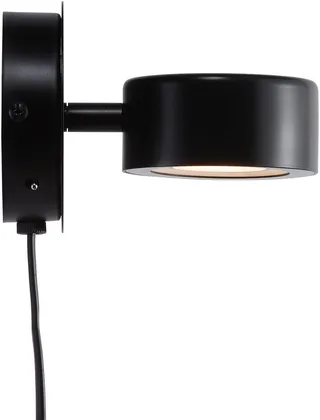 Petite applique murale LED Clyde de Nordlux en Noir – photo produit 1 sur 4