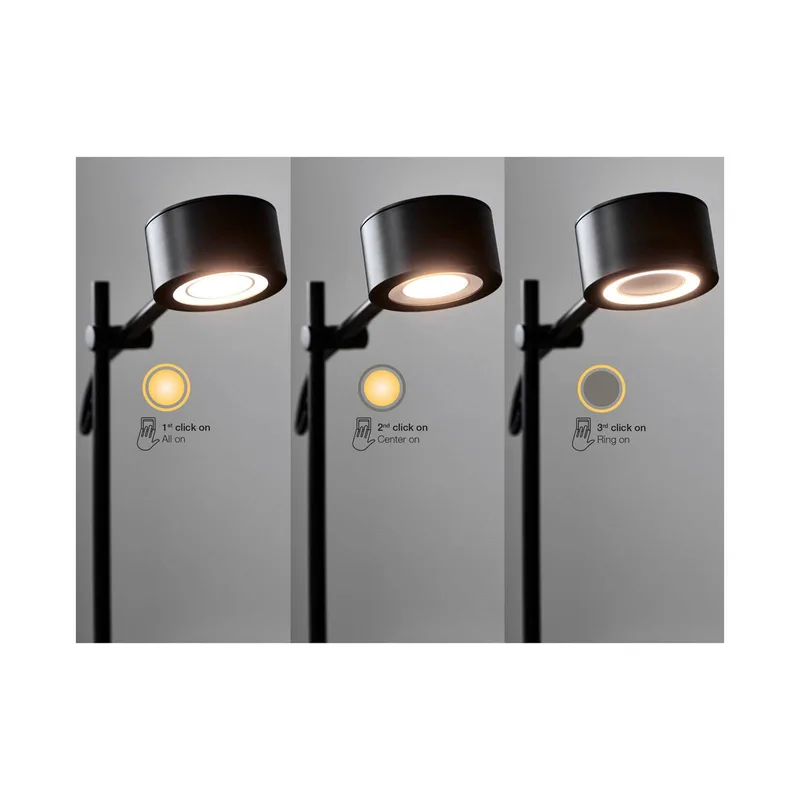 Petite applique murale LED Clyde de Nordlux en Noir – photo produit 3 sur 4