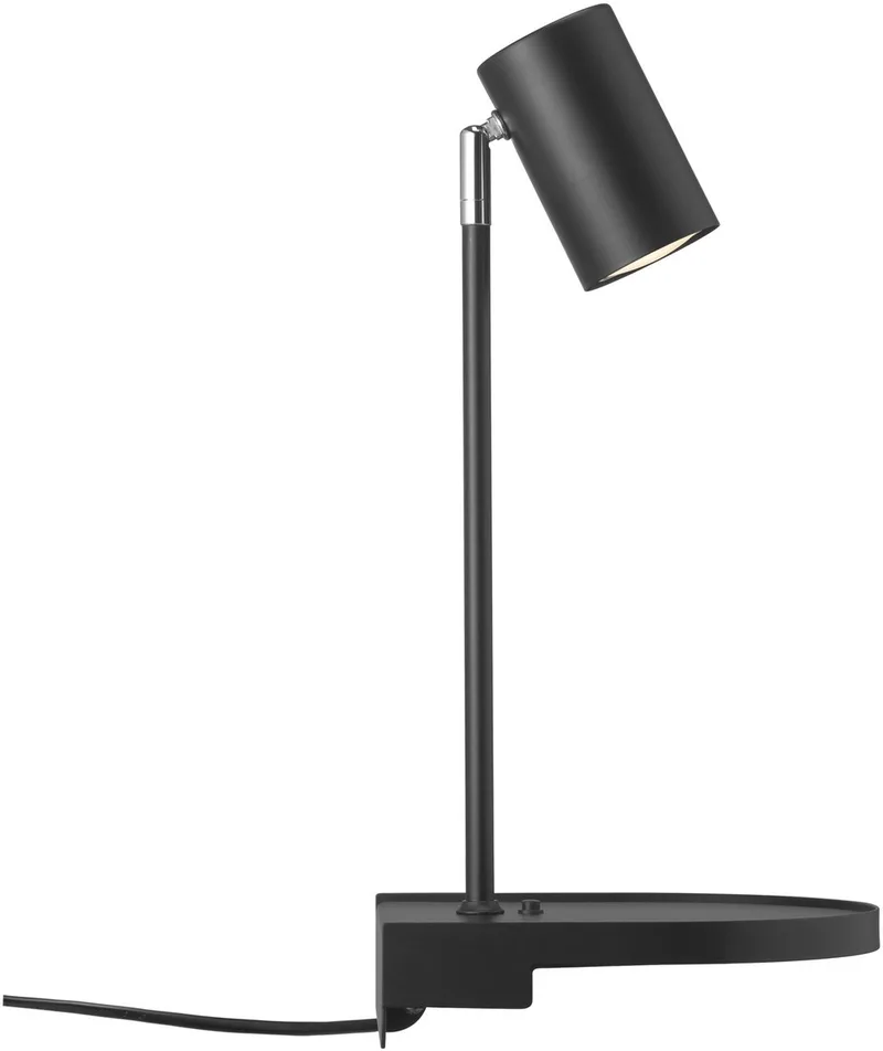 Applique Cody avec port USB, GU10, noire de Nordlux en Noir – photo produit 1 sur 4