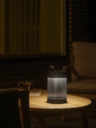 Coupar bordlampe, solcelle, LED modul fra Nordlux i Sort – produktbillede 1 af 5