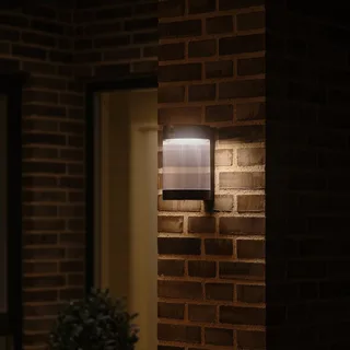 Coupar væglampe, solcelle, LED modul fra Nordlux i Sort – produktbillede 3 af 5