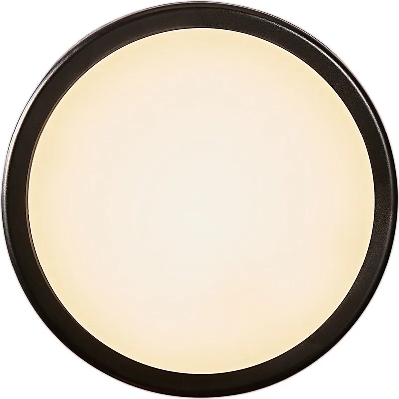 Cuba rond-wandlamp-LED module-IP54-zwart by Nordlux in Black – product photo