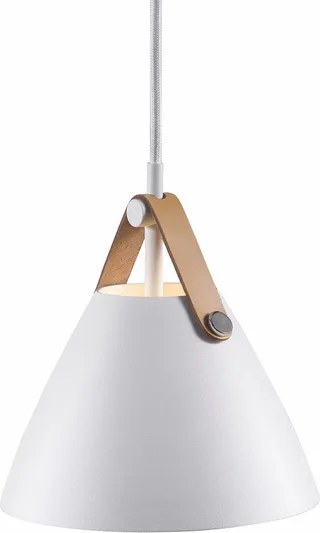 Design For The People Strap Pendelleuchte Ø17 cm Weiß von Nordlux in Weiß – Produktfoto 1 von 5