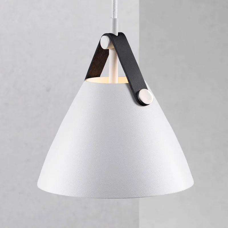 Design For The People Strap Pendelleuchte Ø17 cm Weiß von Nordlux in Weiß – Produktfoto 5 von 5