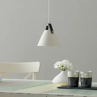 Design For The People Strap Pendelleuchte Ø17 cm Weiß von Nordlux in Weiß – Produktfoto 3 von 5
