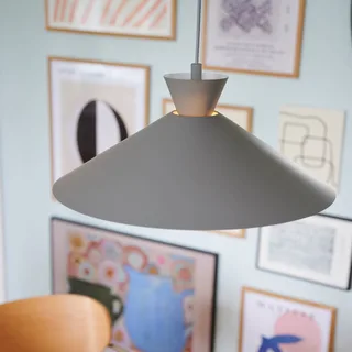 Dial hanglamp met metalen kap, Ø 45 cm från Nordlux i Grå – produktbild 2 av 3