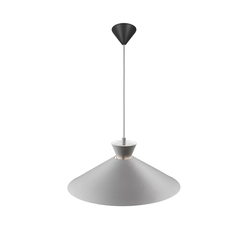 Dial hanglamp met metalen kap, Ø 45 cm från Nordlux i Grå – produktbild 1 av 3