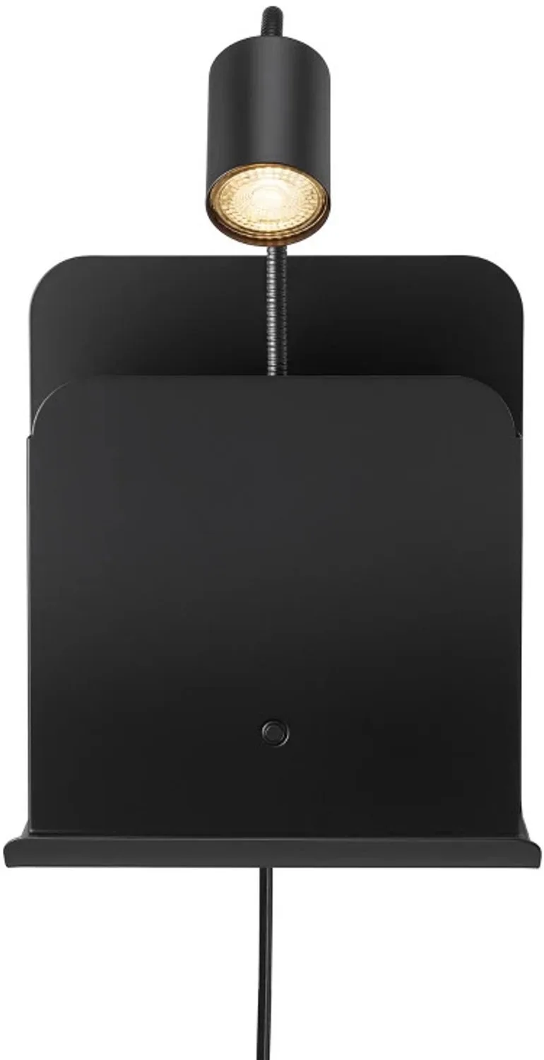 Doos 2x Nordlux Roomi LED Wandlamp | 1x GU10 Max 8W | Dimbaar by Nordlux in Black – product photo