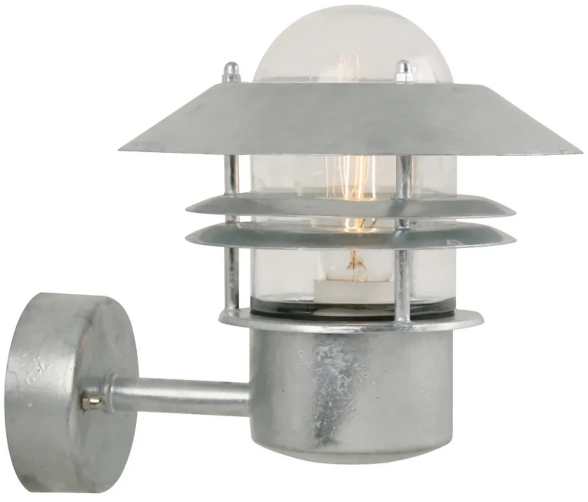 Doos 3x Nordlux Blokhus LED Wandlamp | 1x E27 Max 60W | ip44 | Dimbaar de Nordlux en Argent – photo produit