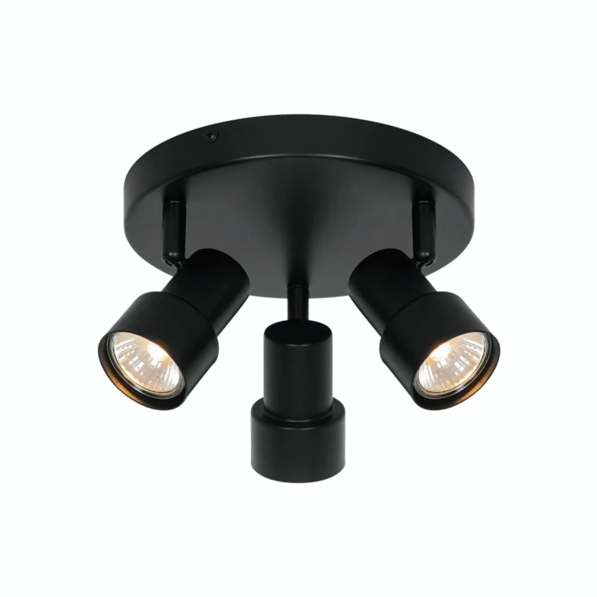 Doos 3x Nordlux Boston LED Plafondlamp | 3x GU10 Max 5W | Dimbaar by Nordlux in Black – product photo