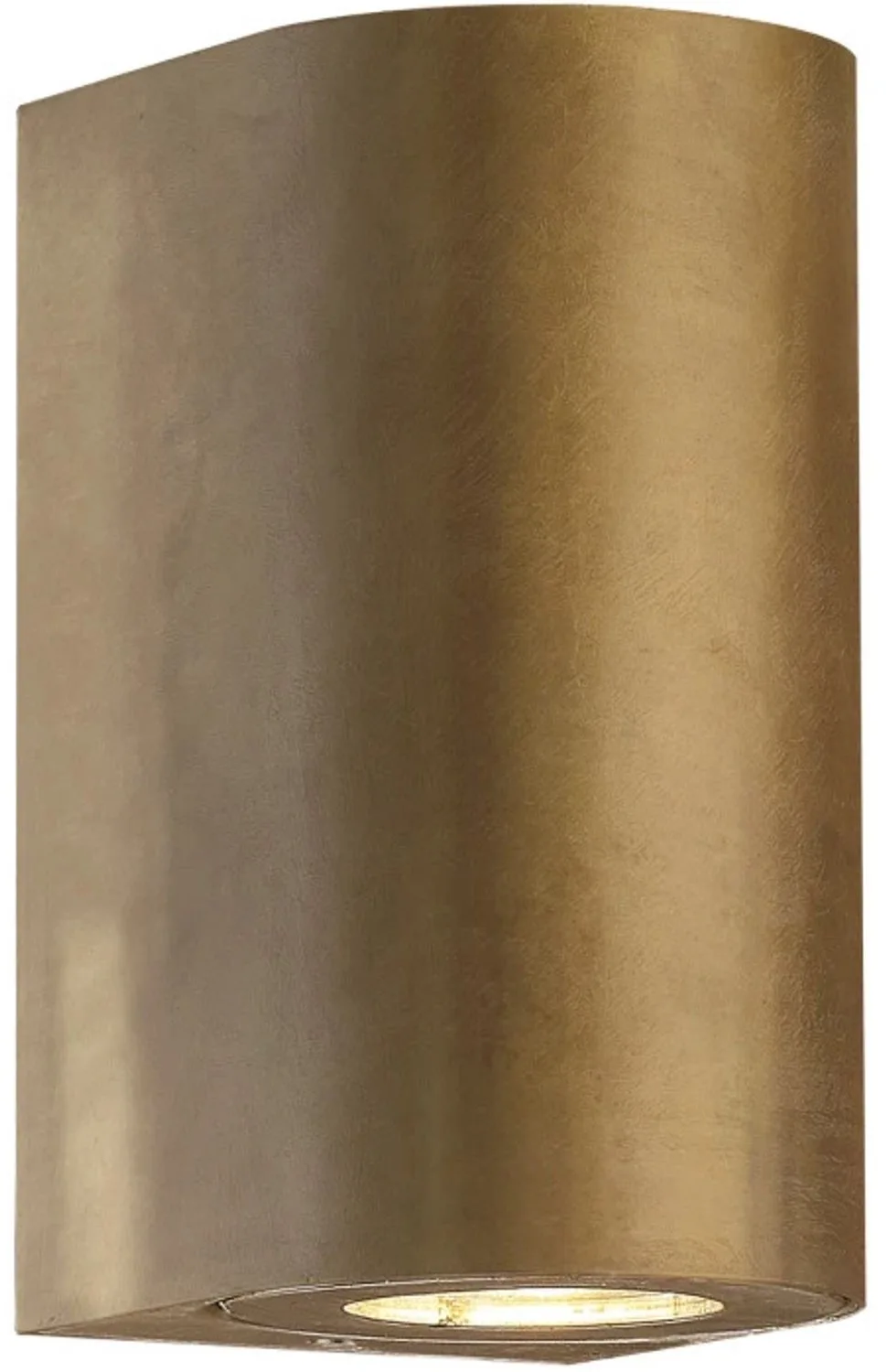 Doos 3x Nordlux Canto LED Wandlamp | 2x GU10 Max 28W | ip44 | Dimbaar | Goud de Nordlux en Laiton – photo produit