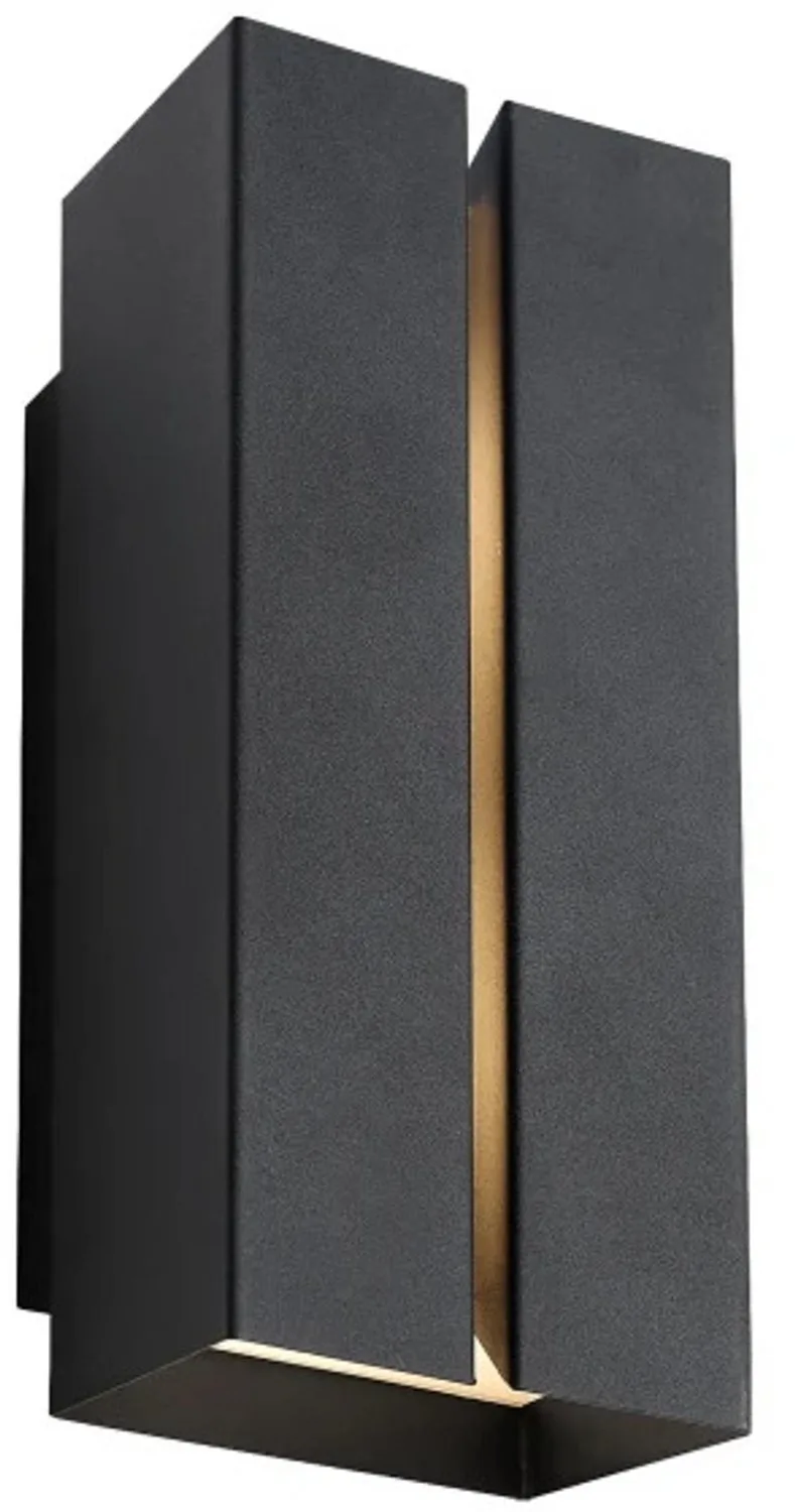 Doos 3x Nordlux Clarini LED Wandlamp | 2x E27 Max 15W | ip54 | Dimbaar fra Nordlux i Sort – produktbillede