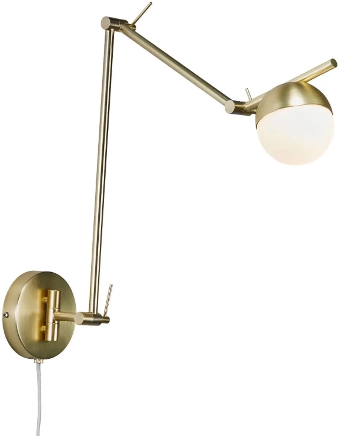 Doos 3x Nordlux Contina LED Wandlamp | 1x G9 Max 5W | Dimbaar | Goud von Nordlux in Messing – Produktfoto