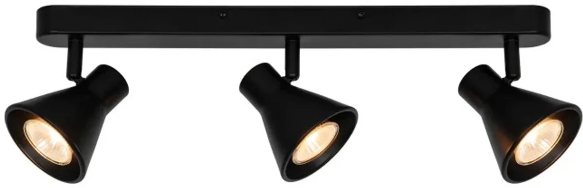 Doos 3x Nordlux Eik LED Opbouwspot | 3x GU10 Max 35W | Dimbaar de Nordlux en Noir – photo produit